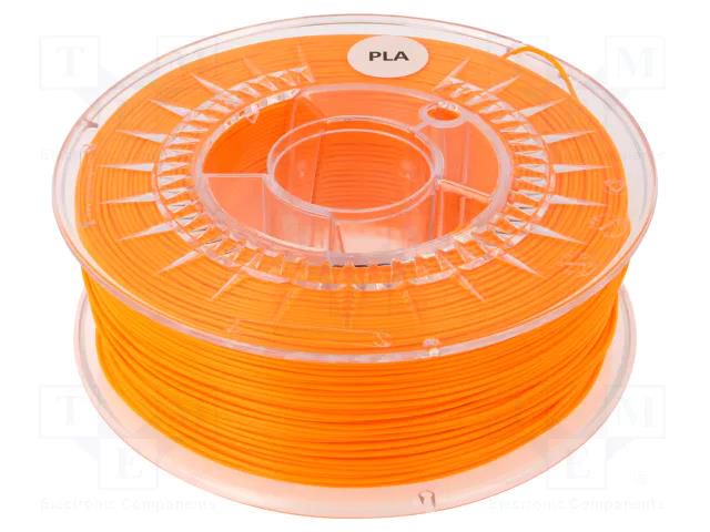 Filament: PLA; Ø: 1.75mm; orange (bright); 200÷235°C; 1kg DEVIL DESIGN DEV-PLA-1.75-BOR