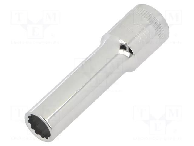 Socket; 12-angles,socket spanner; 9mm; 3/8"; tool steel BAHCO SA.A7402DM-9