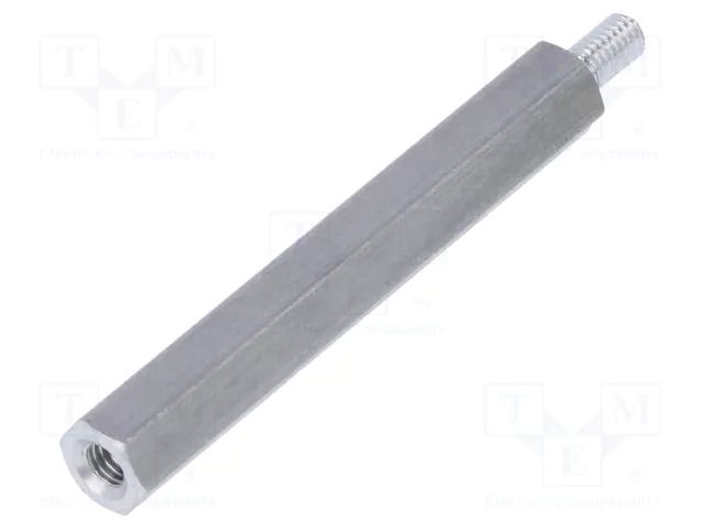 Screwed spacer sleeve; 40mm; Int.thread: M3; Ext.thread: M3 DREMEC TFM-M3X40/DR234