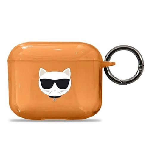 Karl Lagerfeld Choupette case for AirPods 3 - orange, Karl Lagerfeld 3666339009304 3666339009304