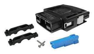 RECT PWR HOUSING KIT, PLUG, 2POS, PC/PBT SBSX75A-PLUG-KIT-BLU