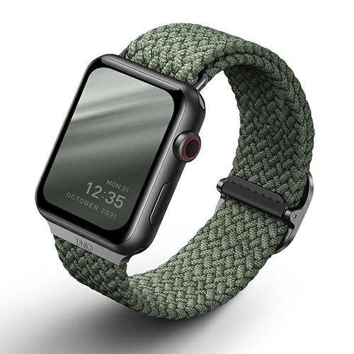 Uniq Aspen Braided strap for Apple Watch 1/2/3/4/5/6/7/8/SE/SE2 40/38/41mm - green, UNIQ 8886463676370 8886463676370