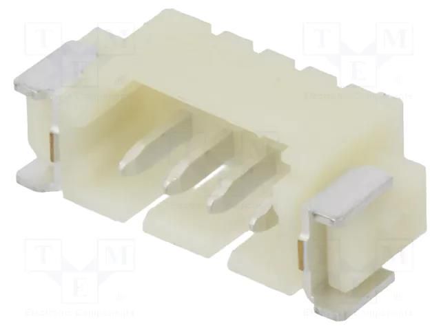 Connector: wire-board; socket; male; PIN: 4; 1A; 250V; horizontal ADAM TECH 125SHA04TRSMT