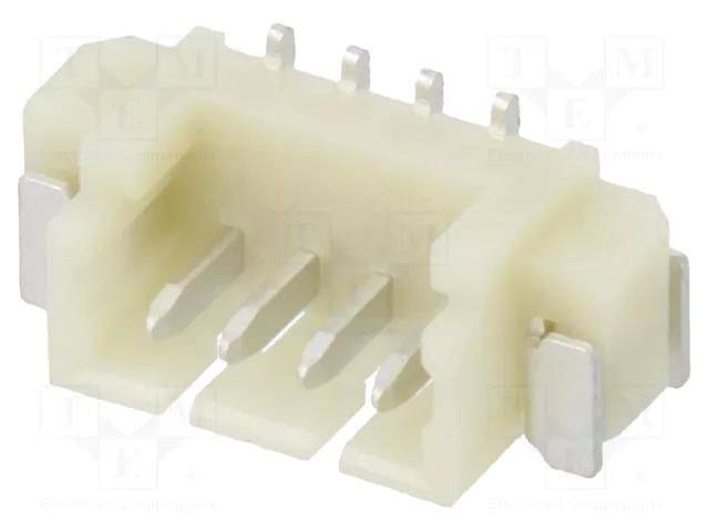 Connector: wire-board; socket; male; PIN: 4; 1A; 125V; vertical; SMT ADAM TECH 125SHA04TSSMT