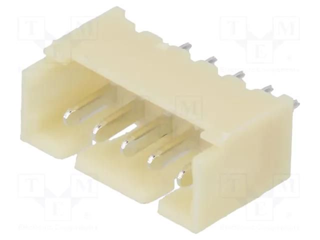 Connector: wire-board; socket; male; PIN: 5; 1A; 125V; straight; THT ADAM TECH 125SHA05TS