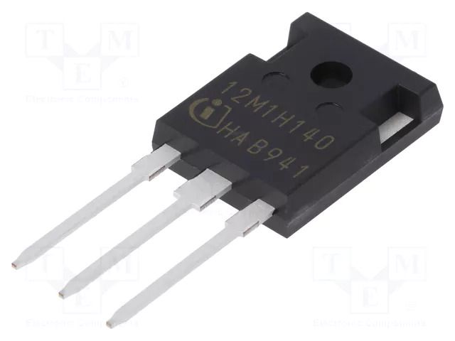 Transistor: N-MOSFET; SiC; unipolar; 1.2kV; 13A; Idm: 32A; 47W; TO247 INFINEON TECHNOLOGIES IMW120R140M1HXKSA1
