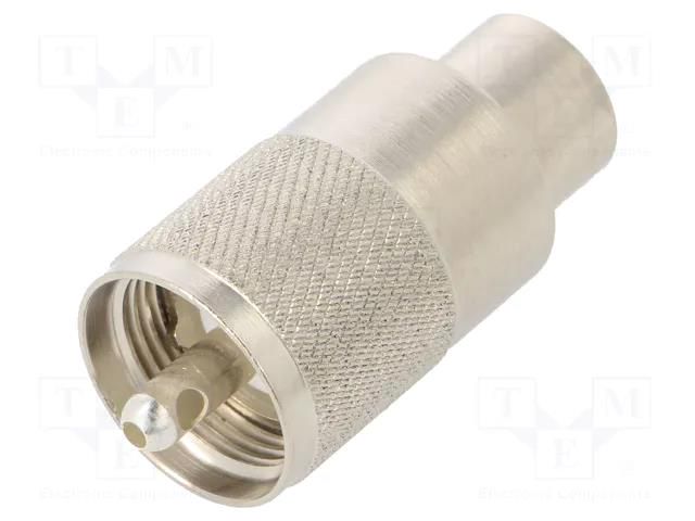 Connector: UHF (PL-259); plug; male; straight; RG213; for cable TELEGÄRTNER J01040B0602