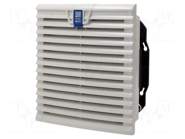 Fan: AC; fan tray; 230VAC; 160m3/h; 46dBA; IP54; 255x255x132mm RITTAL RITTAL-3240100