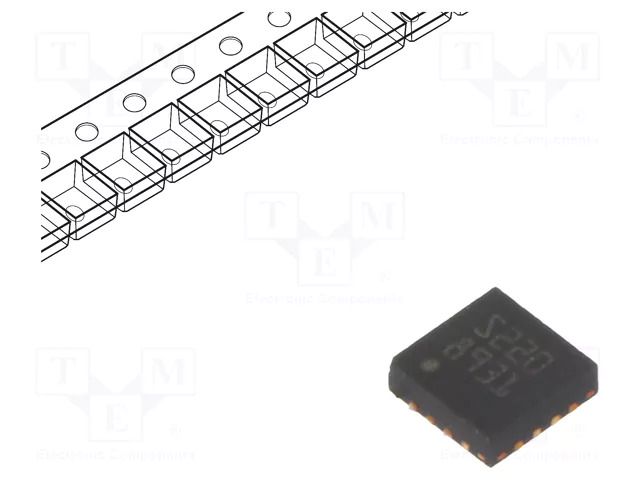 IC: driver; stepper motor controller; VFQFPN16; 1.3A; 1.8÷10VDC STMicroelectronics STSPIN220