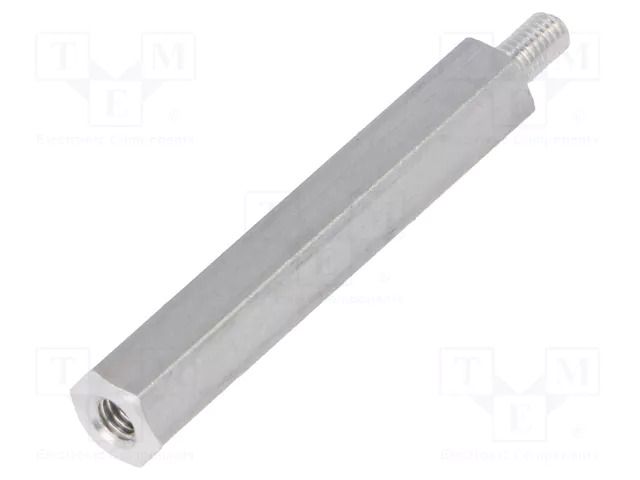 Screwed spacer sleeve; 35mm; Int.thread: M3; Ext.thread: M3 DREMEC TFM-M3X35/DR235