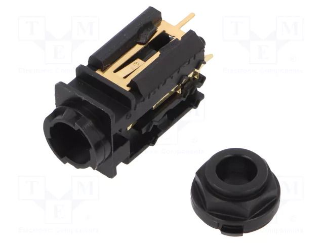 Connector: Jack 6,3mm; socket; female; stereo; ways: 3; straight NEUTRIK NTR-NJ3FD-V