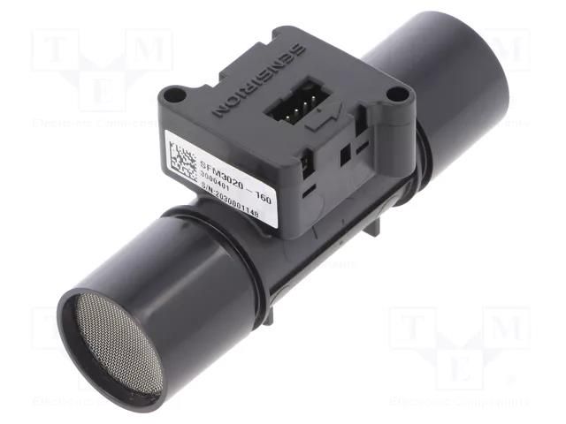 Sensor: gas flow; 5VDC; -10÷160 SLPM; OUT: analogue; 0÷60°C; SFM SENSIRION SFM3020-160-C