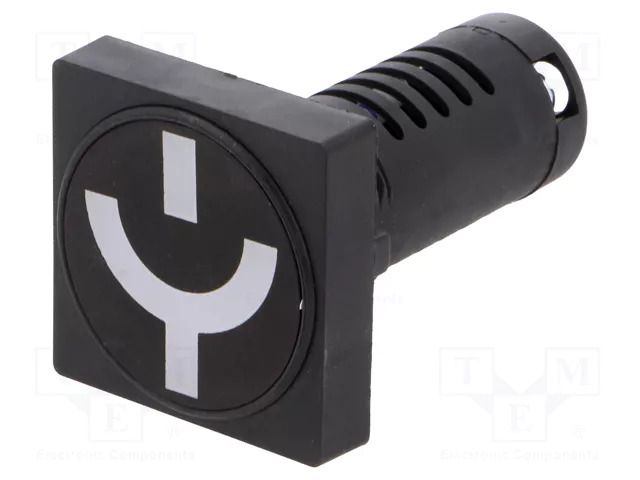 Switch position indicator; 22mm; PK22; IP54; 24VAC; 24VDC SPAMEL PK22-WPW-24