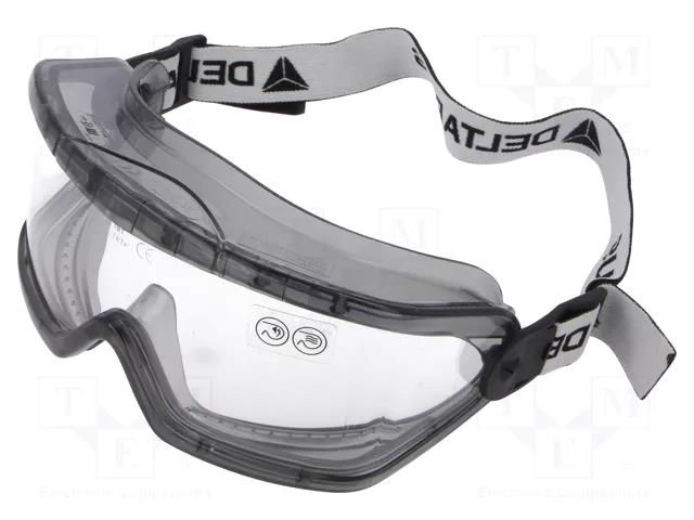 Safety goggles; Lens: transparent; Classes: 1 DELTA PLUS DEL-GALERVI