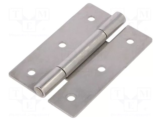 Hinge; Width: 60mm; stainless steel; H: 90mm ELESA+GANTER GN136NI60-90-B