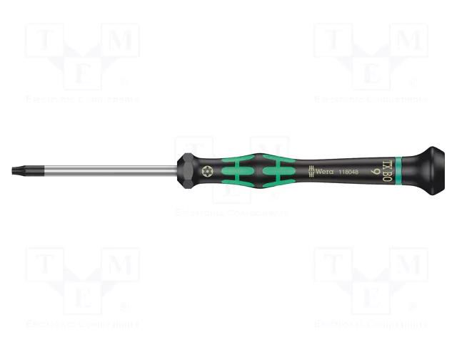 Screwdriver; precision; Torx® with protection; T9H WERA WERA.2067BO/TX9