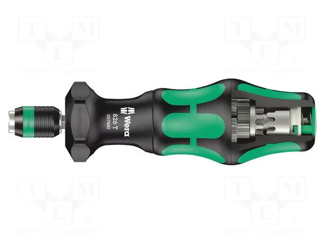 Screwdriver handle; 146mm; max.14Nm; Mounting: 1/4" (C6,3mm) WERA WERA.05057480001