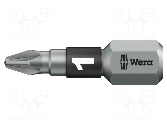 Screwdriver bit; Pozidriv®; PZ1; 1/4"; Overall len: 25mm WERA WERA.05056720001