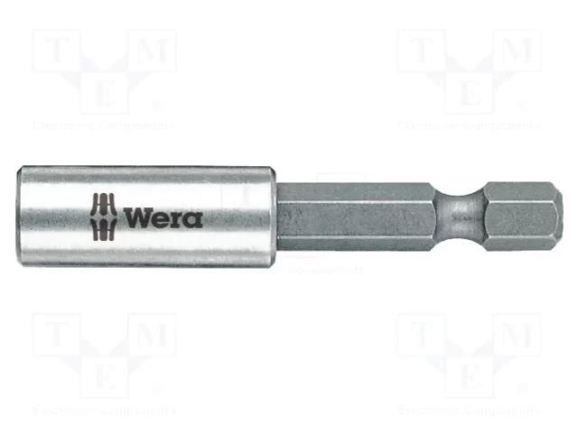 Holder; 1/4"; Overall len: 50mm; Mounting: 1/4" (E6,3mm) WERA WERA.893/4/1/K