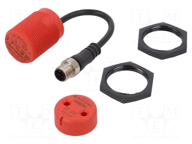 Safety switch: magnetic; XCSDMR; NC x2; IP67; plastic; 100mA; 20mm TELEMECANIQUE SENSORS XCSDMR791L01M12