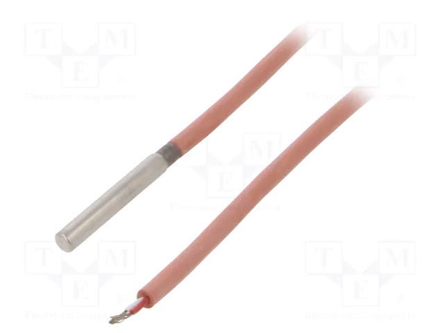 Sensor: temperature; Pt1000; cl.B; Body dim: Ø5.7x28mm; plug-in DANFOSS 084Z6041