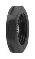 LOCKNUT, 0.5" CONDUIT FITTING, PA66, BLK 166-90019