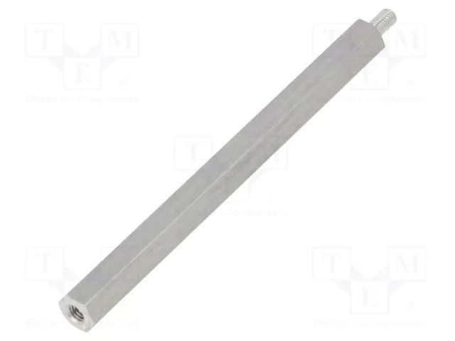 Screwed spacer sleeve; 70mm; Int.thread: M3; Ext.thread: M3 DREMEC TFM-M3X70/DR235