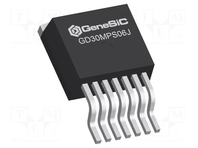 Diode: Schottky rectifying; TO263-7; SiC; SMD; 650V; 30A; tube GeneSiC SEMICONDUCTOR GD30MPS06J