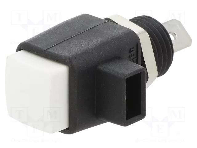 Laboratory clamp; white; 16A; screw,spring clamp; nickel; L: 44mm SCHÜTZINGER ESD798-WS