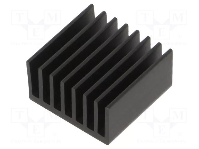 Heatsink: extruded; grilled; BGA; black; L: 16.5mm; W: 16.5mm Wakefield Thermal LTN20069