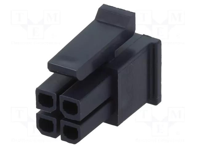connector MicroFit 3.0 DR Rcpt 4Ckt Glow Wire MOLEX MX-43025-0410