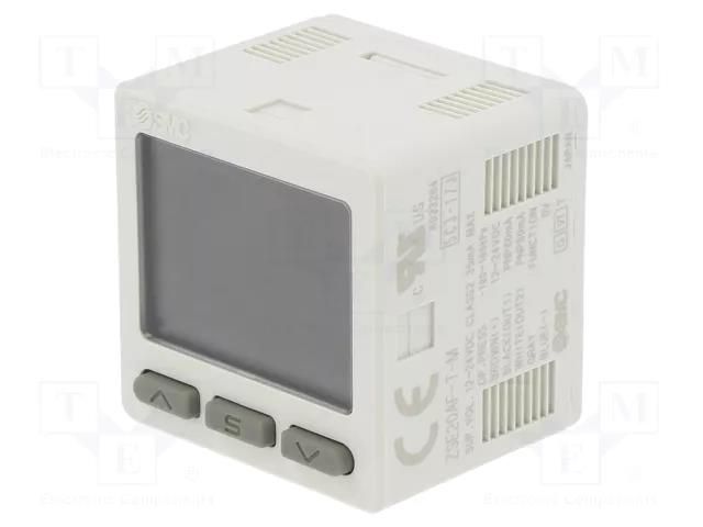 Module: transducer; pressure; -100÷100kPa; OUT: 3; OUT 1: PNP; ZSE20 SMC ZSE20AF-T-M-M5