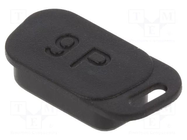 Protection cover; PIN: 9; D-Sub 9pin,D-Sub HD 15pin; male HARTING 09670090611
