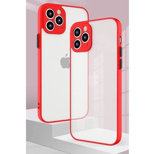 Milky Case silicone flexible translucent case for Samsung Galaxy A42 5G red, Hurtel 5907769331213 5907769331213