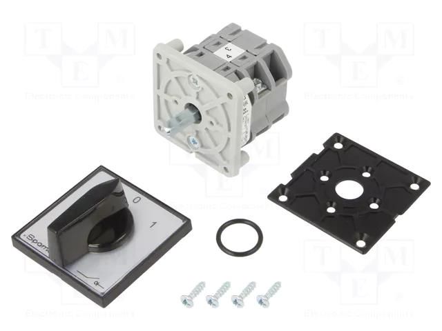 Switch: cam switch; Stabl.pos: 2; 16A; 0-1; for building in; Pos: 2 SPAMEL LK16R-2-8211-P03