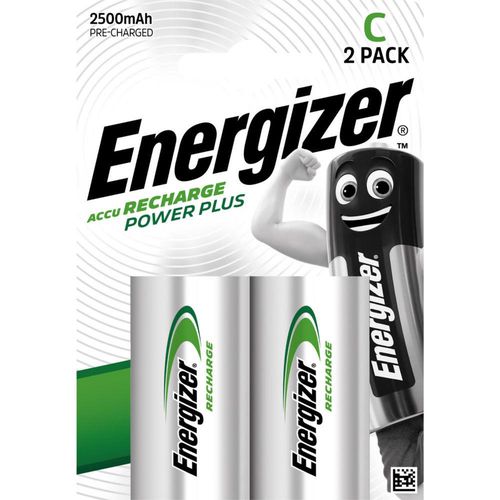 Rechargeable battery HR14 (C) 1.2V 2500mAh Ni-Mh ENERGIZER (2vnt blister) HR14/2500/ENE-BL2 7638900138740