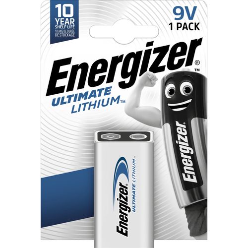 Lithium battery 9V 800mAh (6FR6,1222, U9VL) ENERGIZER 1604LC/ENE 7638900332872