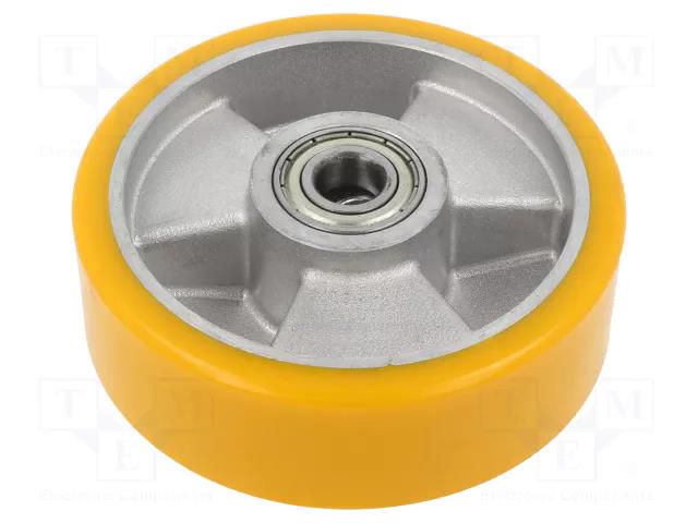 Transport wheel; Ø: 125mm; W: 40mm; 300kg; polyurethane; ALPU RADER ALPU-125/15K