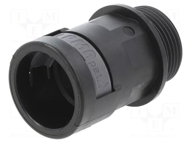 Straight terminal connector; Thread: PG,outside; polyamide 6 PMA I-BVND-P090GT-11