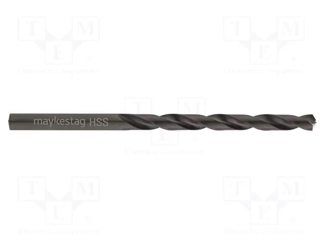 Drill bit; for metal; Ø: 7.7mm; L: 165mm; high speed steel ALPEN-MAYKESTAG ALP.50100770100