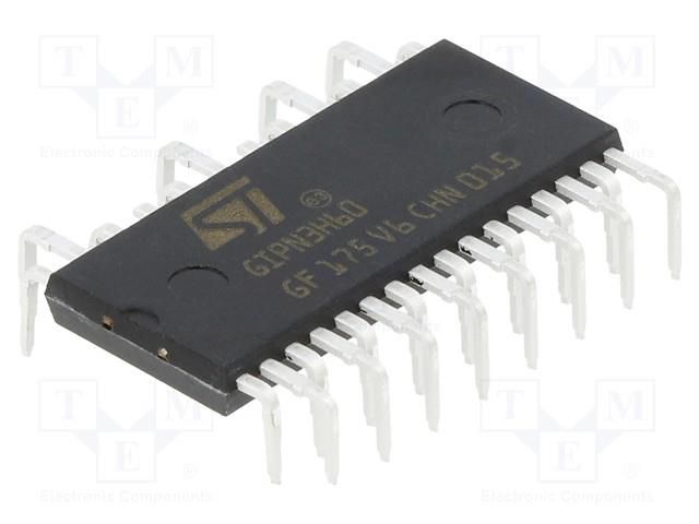 IC: driver; IGBT three-phase bridge; SLLIMM nano; NDIP-26L; 3A STMicroelectronics STGIPN3H60