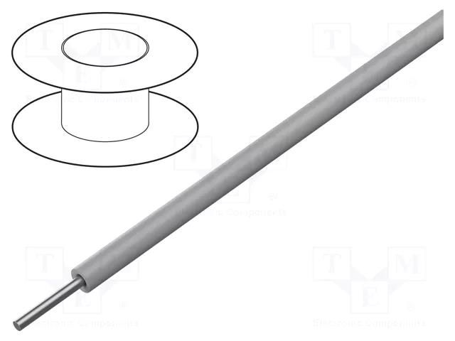 Wire; SiD; 1x1.5mm2; wire; Cu; silicone; grey; -60÷180°C; 300V,500V HELUKABEL SID1.50-GR