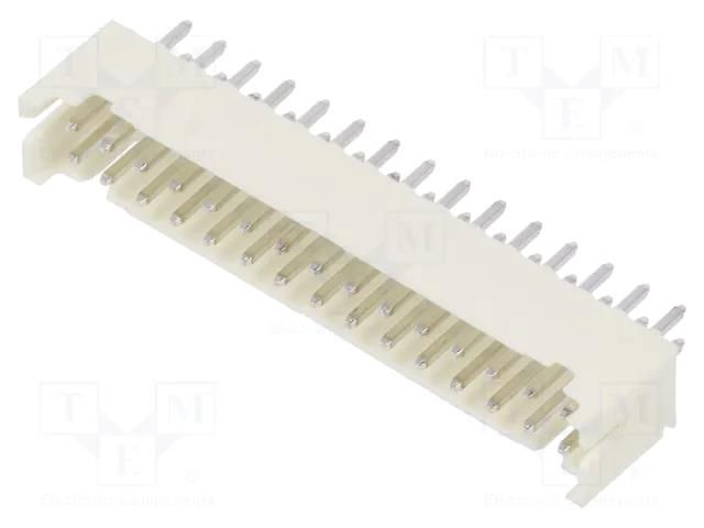 Connector: wire-board; socket; male; PIN: 30; 2A; 100V; straight; THT ADAM TECH 2SHDC30TS