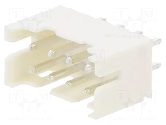 Connector: wire-board; socket; male; PIN: 8; 2A; 100V; straight; THT ADAM TECH 2SHDC08TS