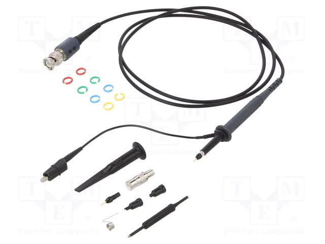 Probe: for oscilloscope; passive; 450MHz; 10: 1; 300V; 0.7ns; 1.2m ELDITEST GE.4511