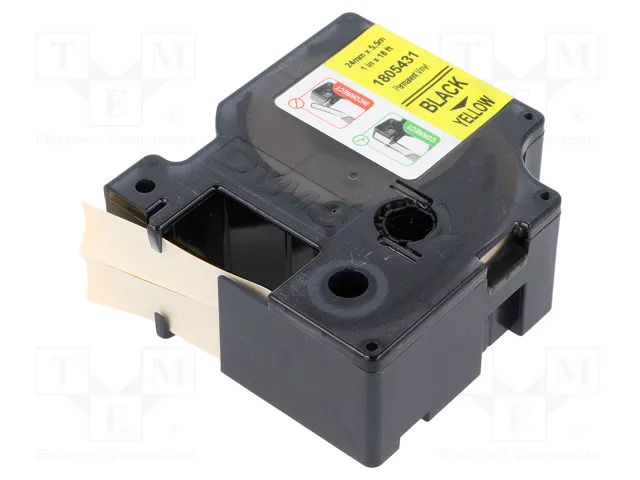 Tape; 24mm; 5.5m; yellow; Character colour: black DYMO DYMO.1805431