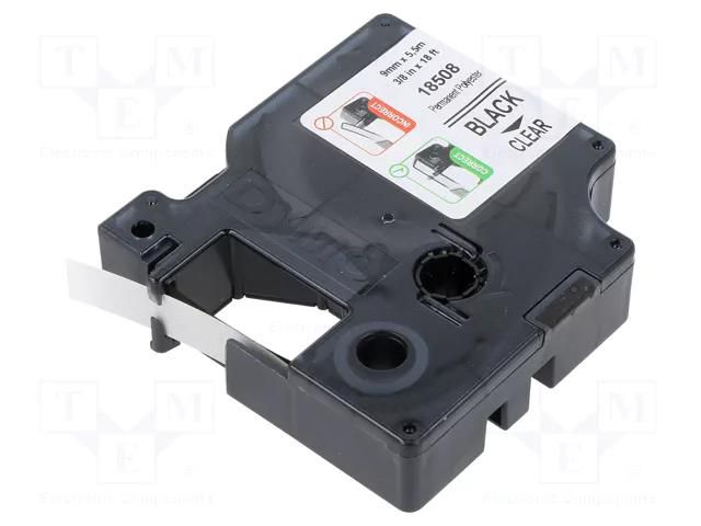 Tape; 9mm; 5.5m; transparent; Character colour: black DYMO DYMO.18508DMO