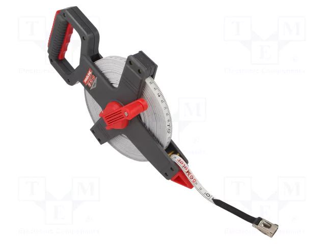 Measuring tape; L: 50m; white; measure PROLINE PRE-20325