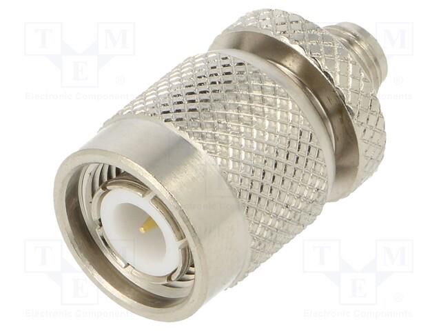 Adapter; SMA socket,TNC male; Insulation: PTFE; 50Ω AMPHENOL RF 242105