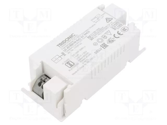 Power supply: switching; LED; 40W; 25÷40VDC; 900mA; 198÷264VAC TRIDONIC 87500744